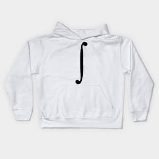 integral symbol Kids Hoodie